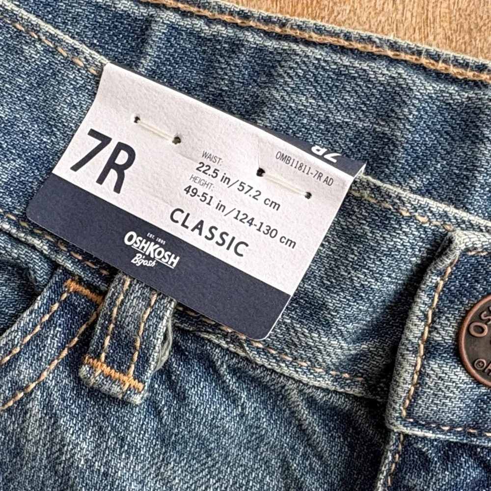 NWT Oshkosh Classic Boys Jeans size 7
